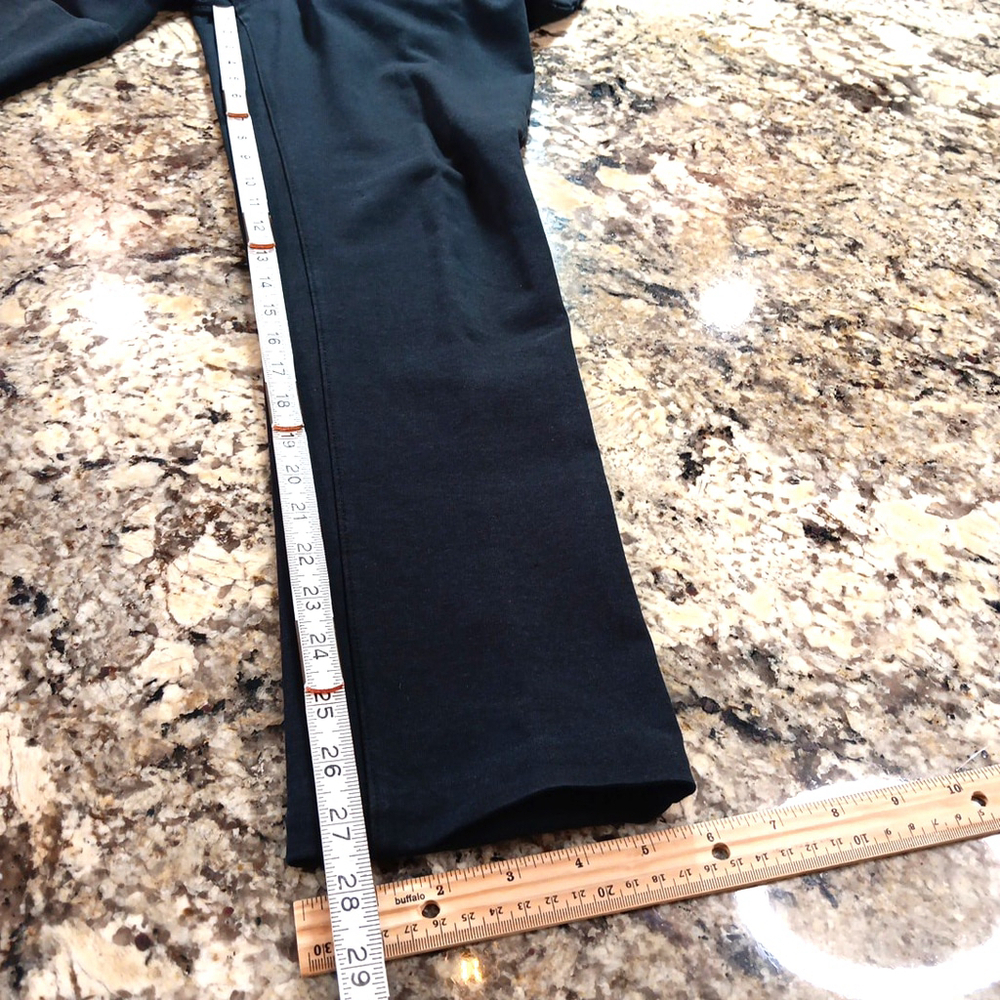 Size 8 X 27 Calvin Klein Jeggings Black Stretchy Womens Hemmed - Picture 7 of 12